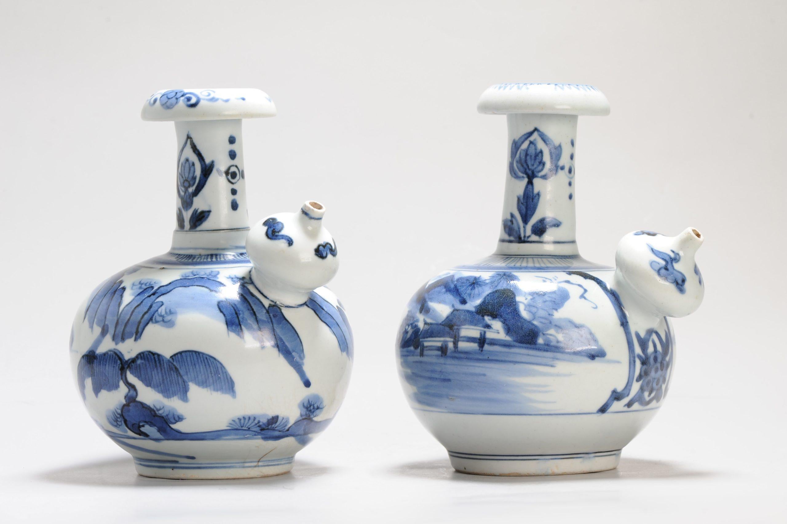 Ancienne période Edo vers 1670 en porcelaine japonaise de style Ming Ghendis Arita Kraak en vente 1
