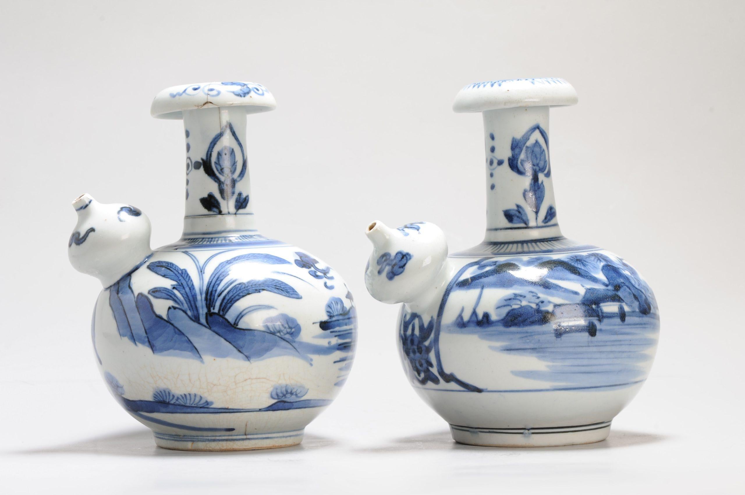 Ancienne période Edo vers 1670 en porcelaine japonaise de style Ming Ghendis Arita Kraak en vente 2