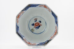 Antique Edo Period Ca 1700 Japanese Porcelain Bowl Imari Red Gold