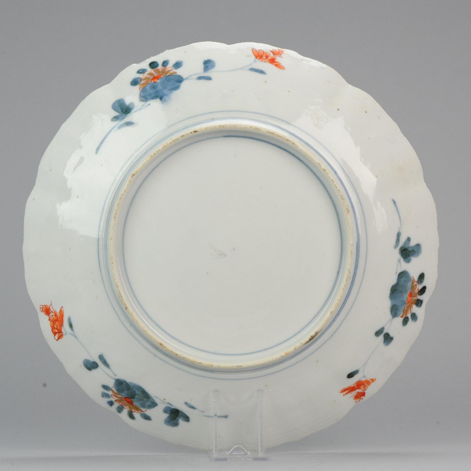 18th Century and Earlier Antique Edo Period Imari Gold Plate Antique Porcelain Chinese, 18/19th Century For Sale