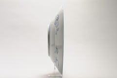 Antique Edo Period Japanese Porcelain Large Dish Fan Decoration, Ca 1700