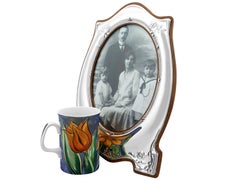Antique Edward VII Art Nouveau Sterling Silver Photograph Frame (1909)
