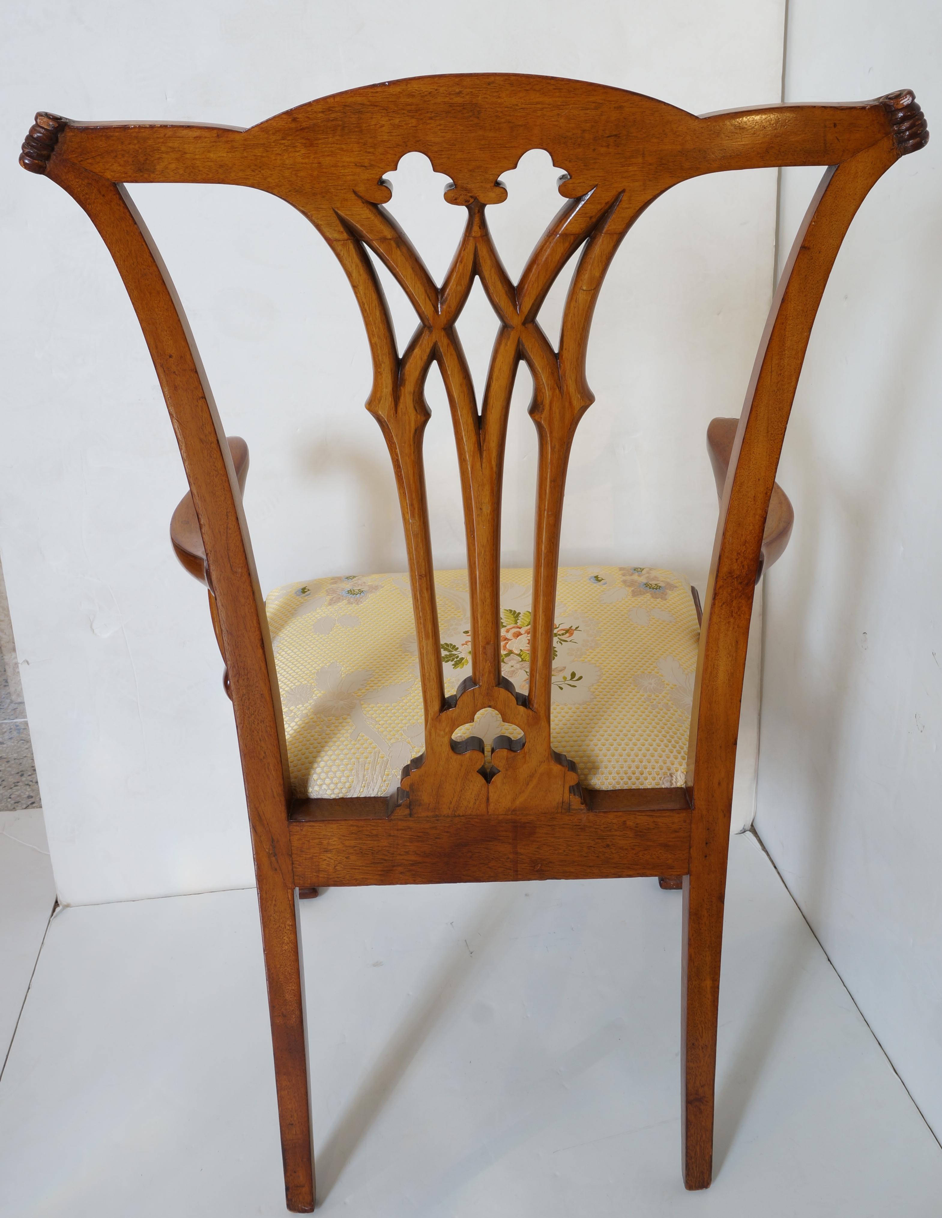 Antique Edwardian 10-Chair Dining Set  For Sale 1