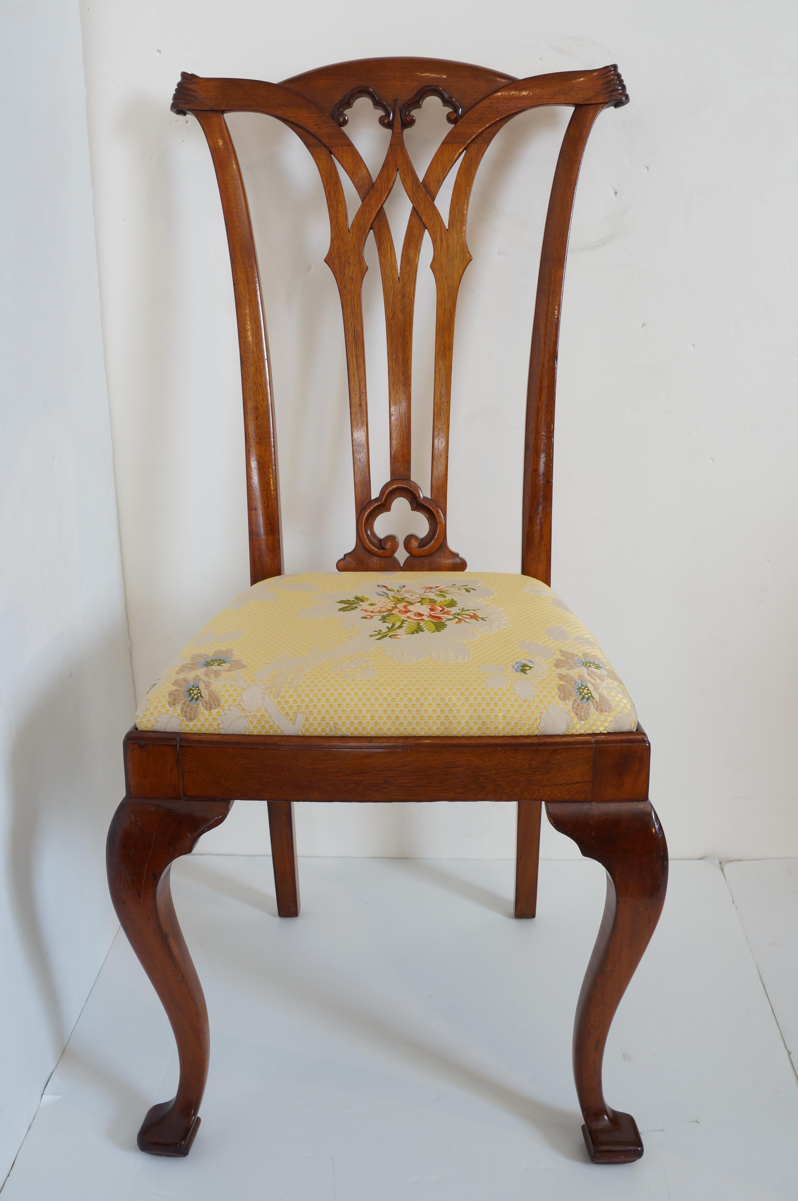 Antique Edwardian 10-Chair Dining Set  For Sale 8