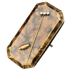 Antique Edwardian 18ct Gold Platinum Diamond Stick Pin, Circa 1910