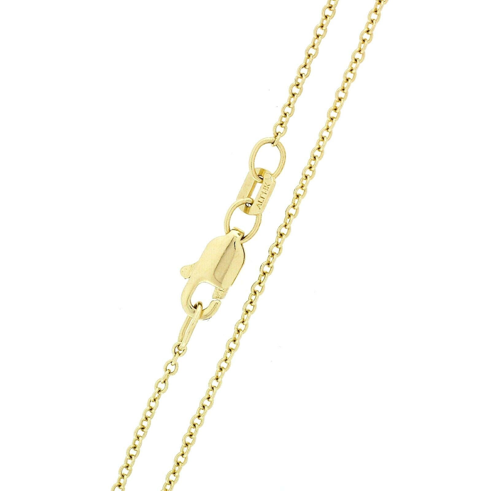 Edwardian 18 Karat Gold Old Diamond Tsavorite Pearl Cross Pendant Necklace 2