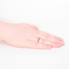 Antique Edwardian 18K Yellow Gold 0.68ctw Old Cut Diamond 5 Stone Ring