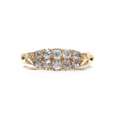Antique Edwardian 18KT Gold Old Cut Diamond Ring, Chester 1902
