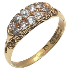 Antique Edwardian 18KT Gold Old Cut Diamond Ring, Chester 1902