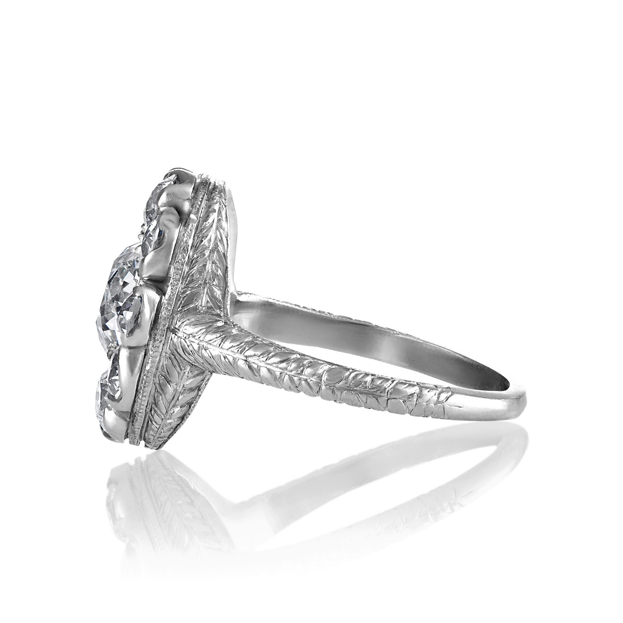 1900s cluster ring