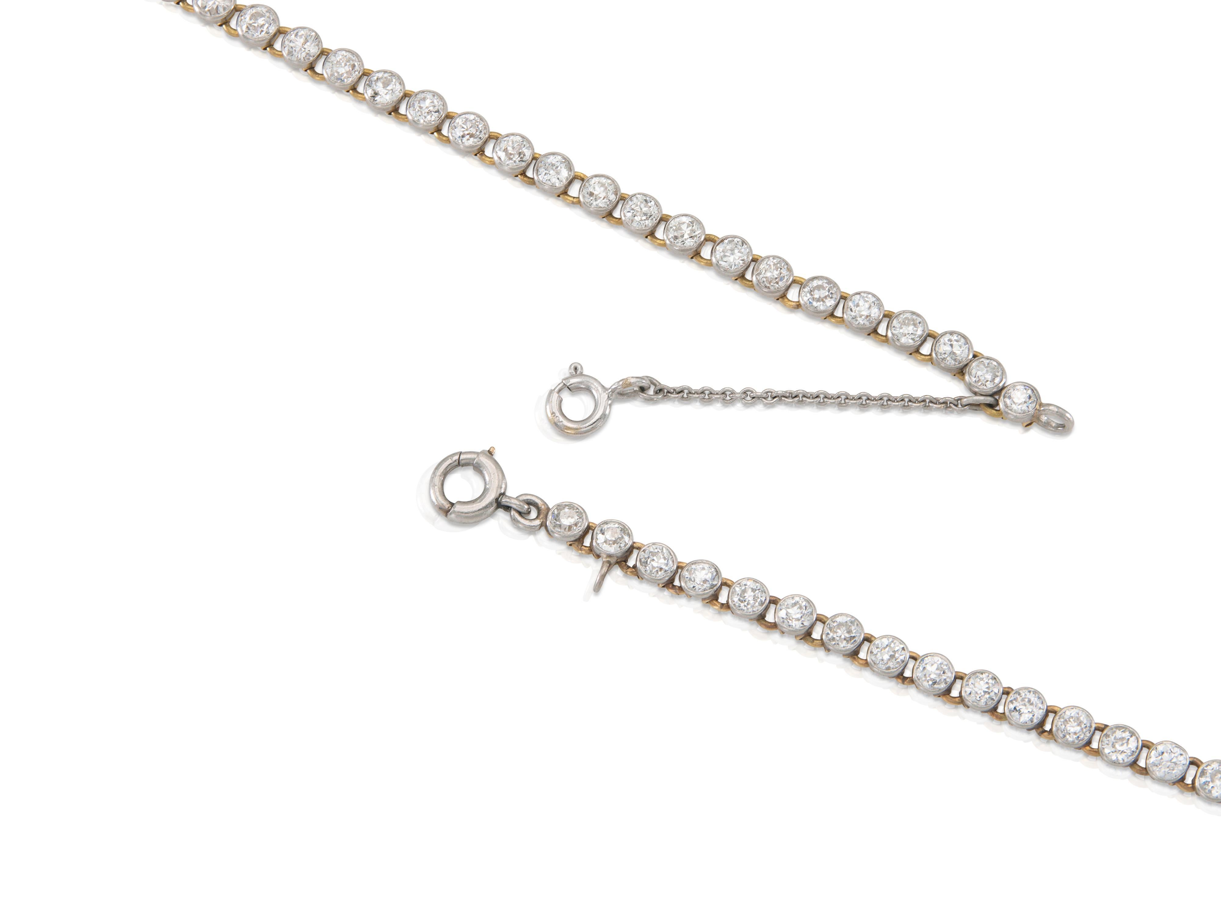 Collana a fiocco con diamanti da 16,00 carati di Tiffany & Co. In condizioni buone in vendita a New York, NY