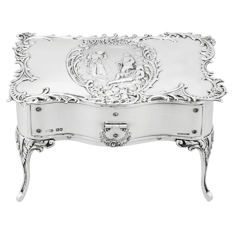 "sterling silver jewelry box"