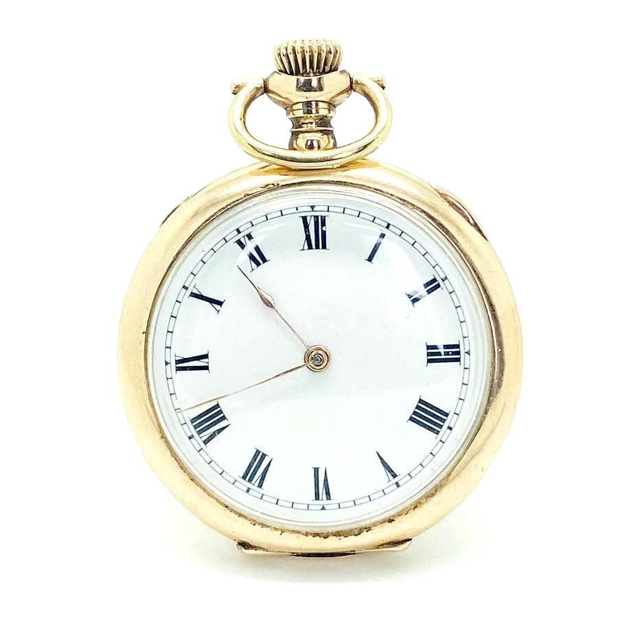 Antique Edwardian 1903 14k Gold Filled Pocket Watch  For Sale 6