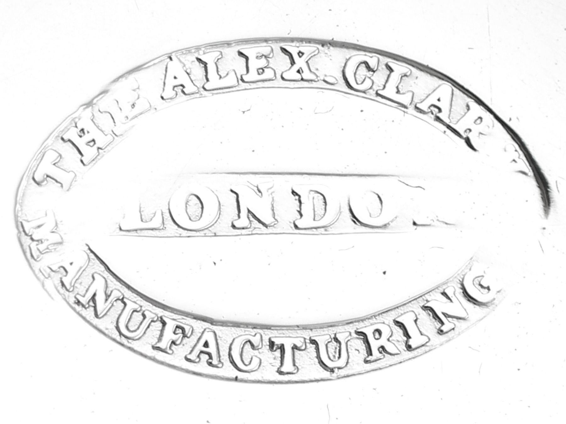 Antique Edwardian 1904 Sterling Silver Centrepiece 9
