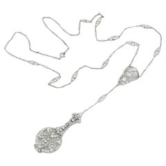 Antique Edwardian 1910s Diamond Lorgnette