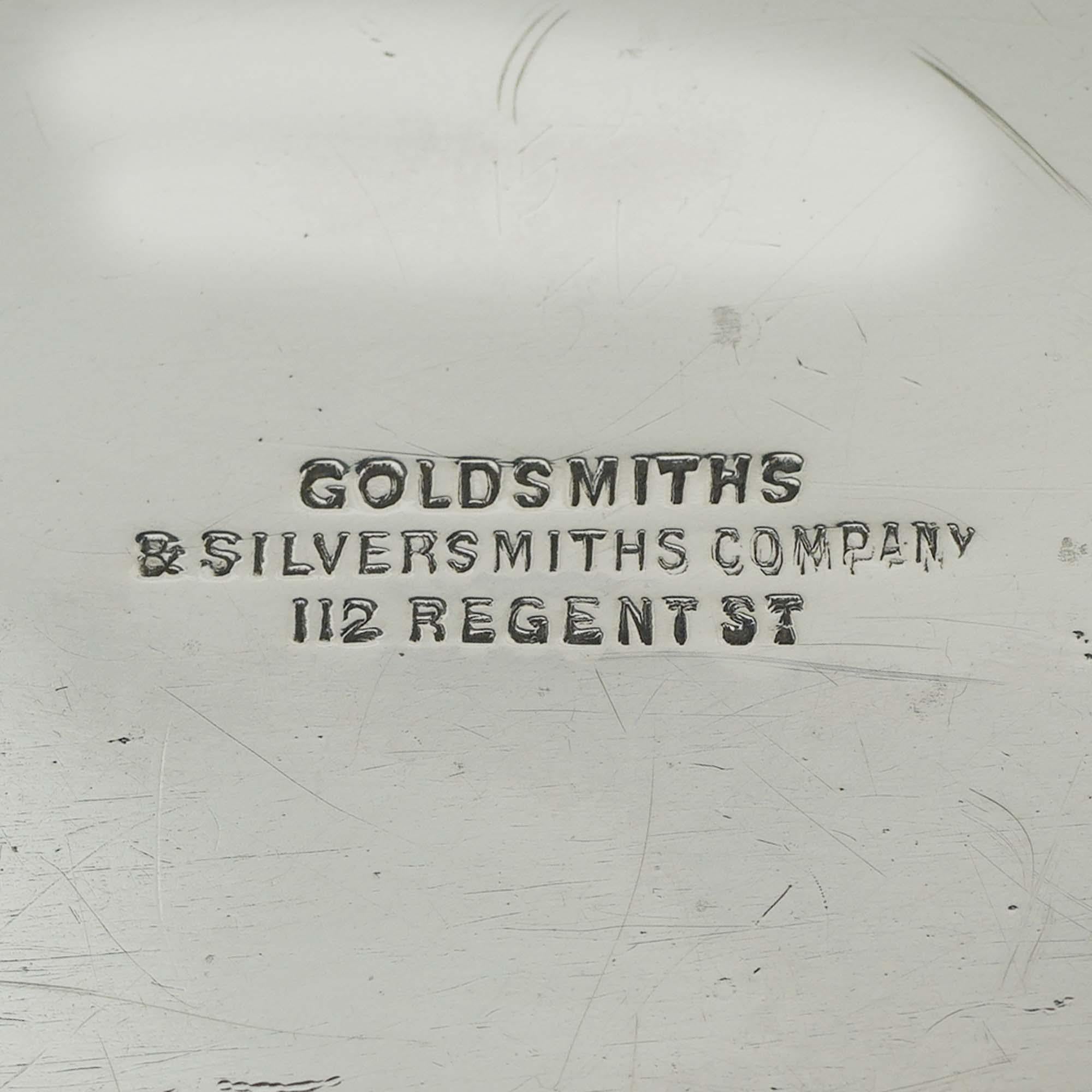 Antike Edwardian 925 Sterling Silber Box im Angebot 3