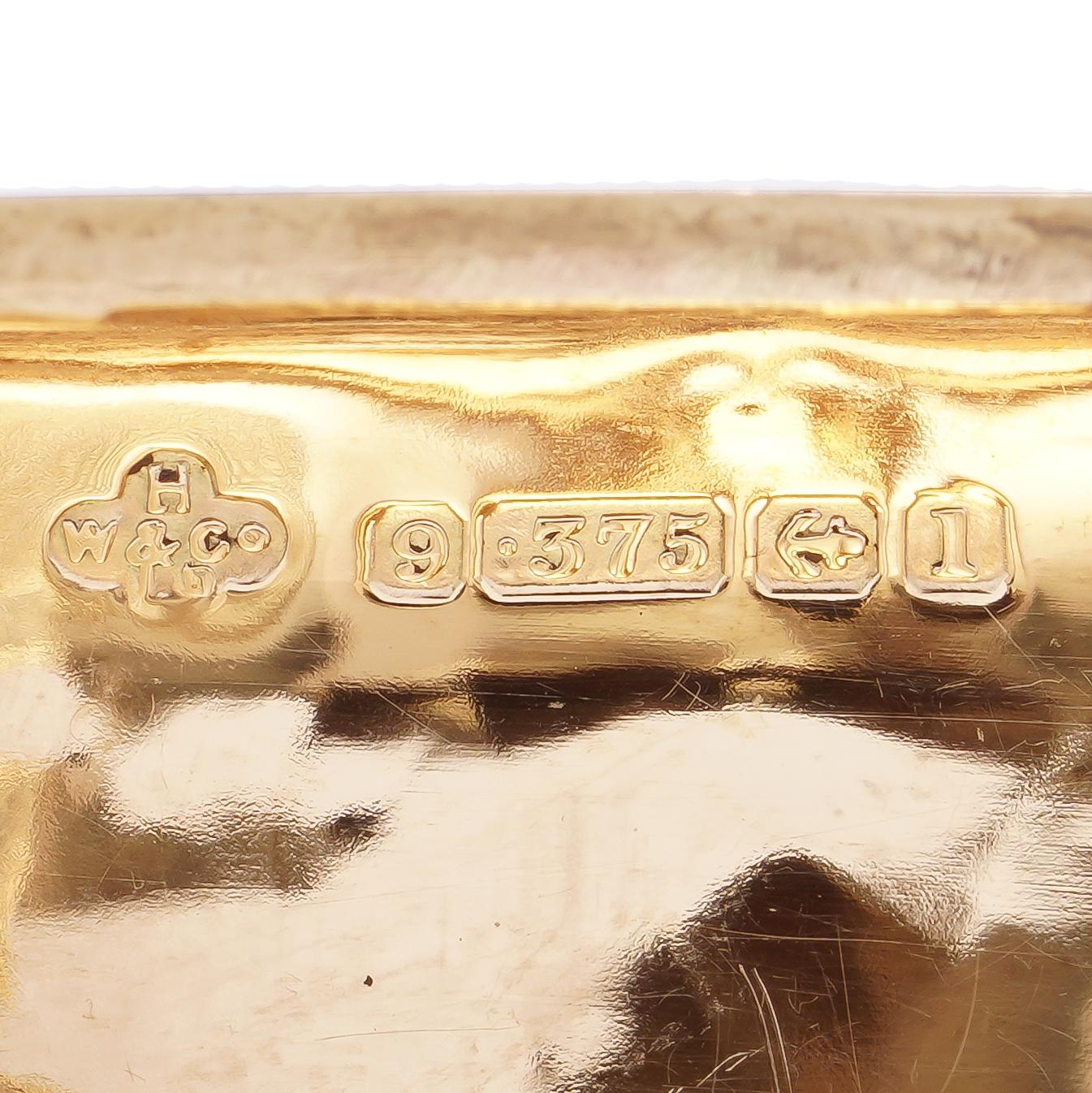 Antique Edwardian 9kt yellow gold twin sovereign case  In Good Condition For Sale In Braintree, GB