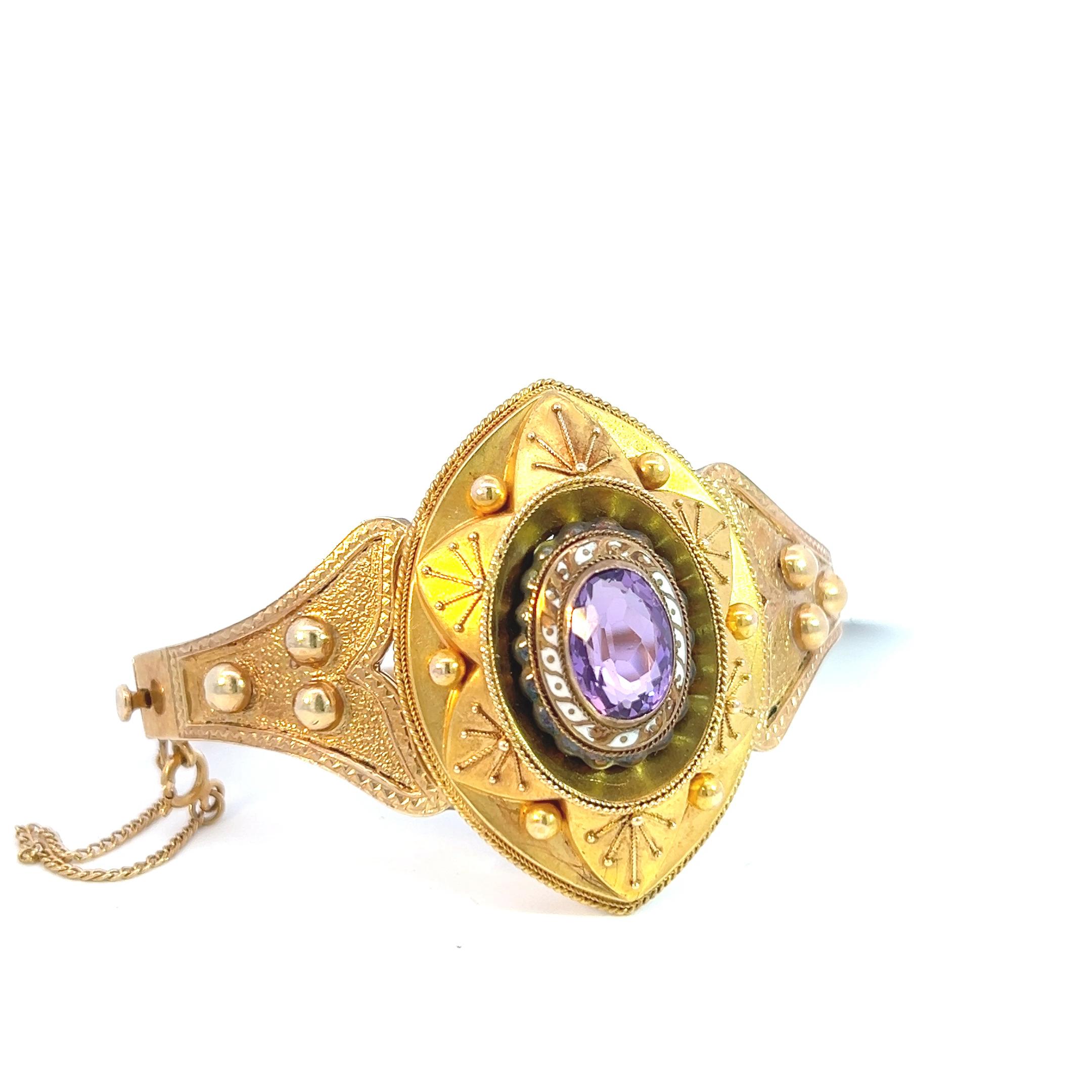 Bracelet ancien de style édouardien en améthyste Pour femmes en vente