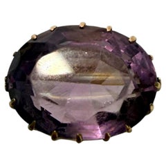 Antique Edwardian Amethyst East West Ring
