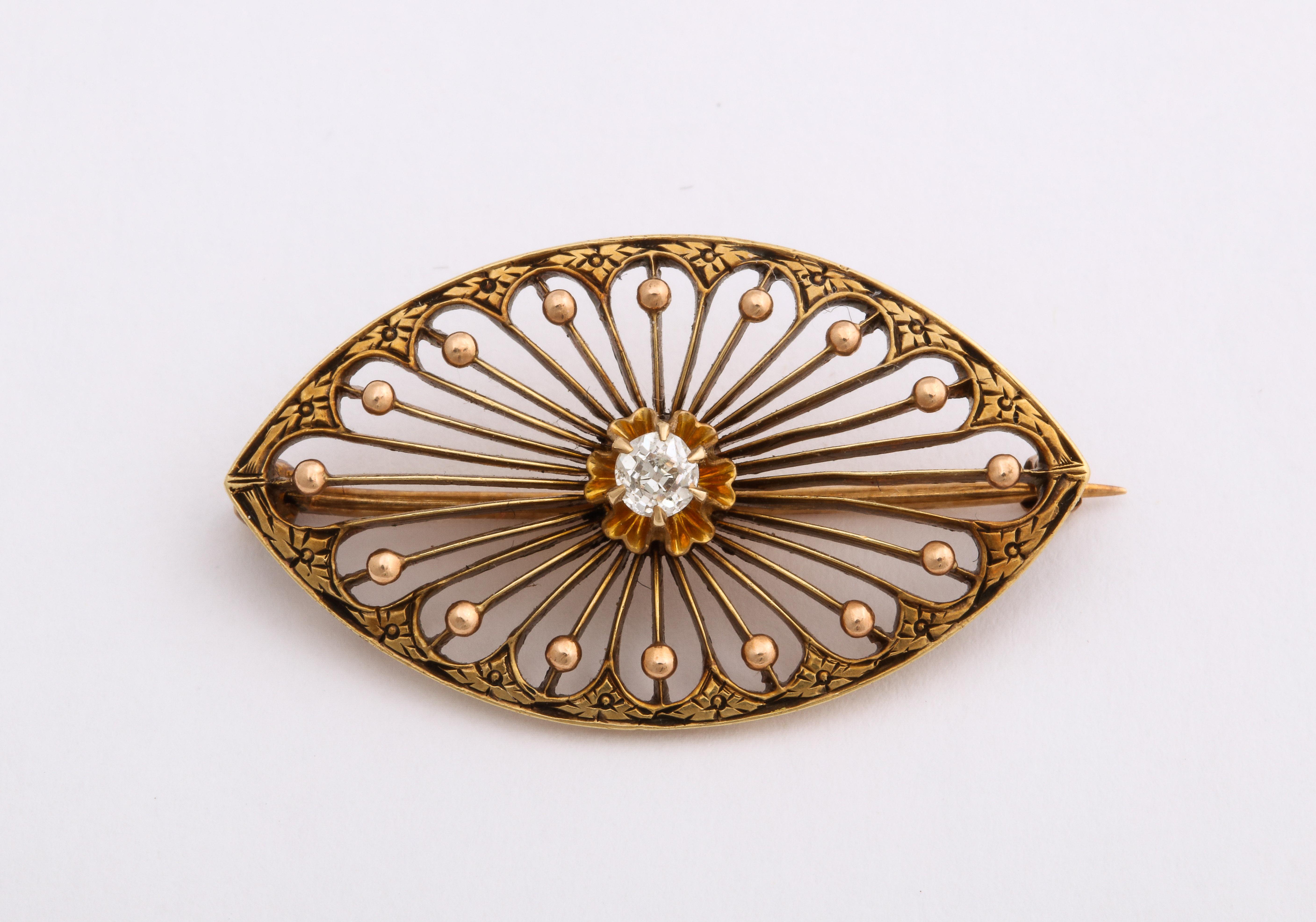 Women's or Men's Antique Edwardian and Victorian Gold and Diamond Brooch Collection For Sale