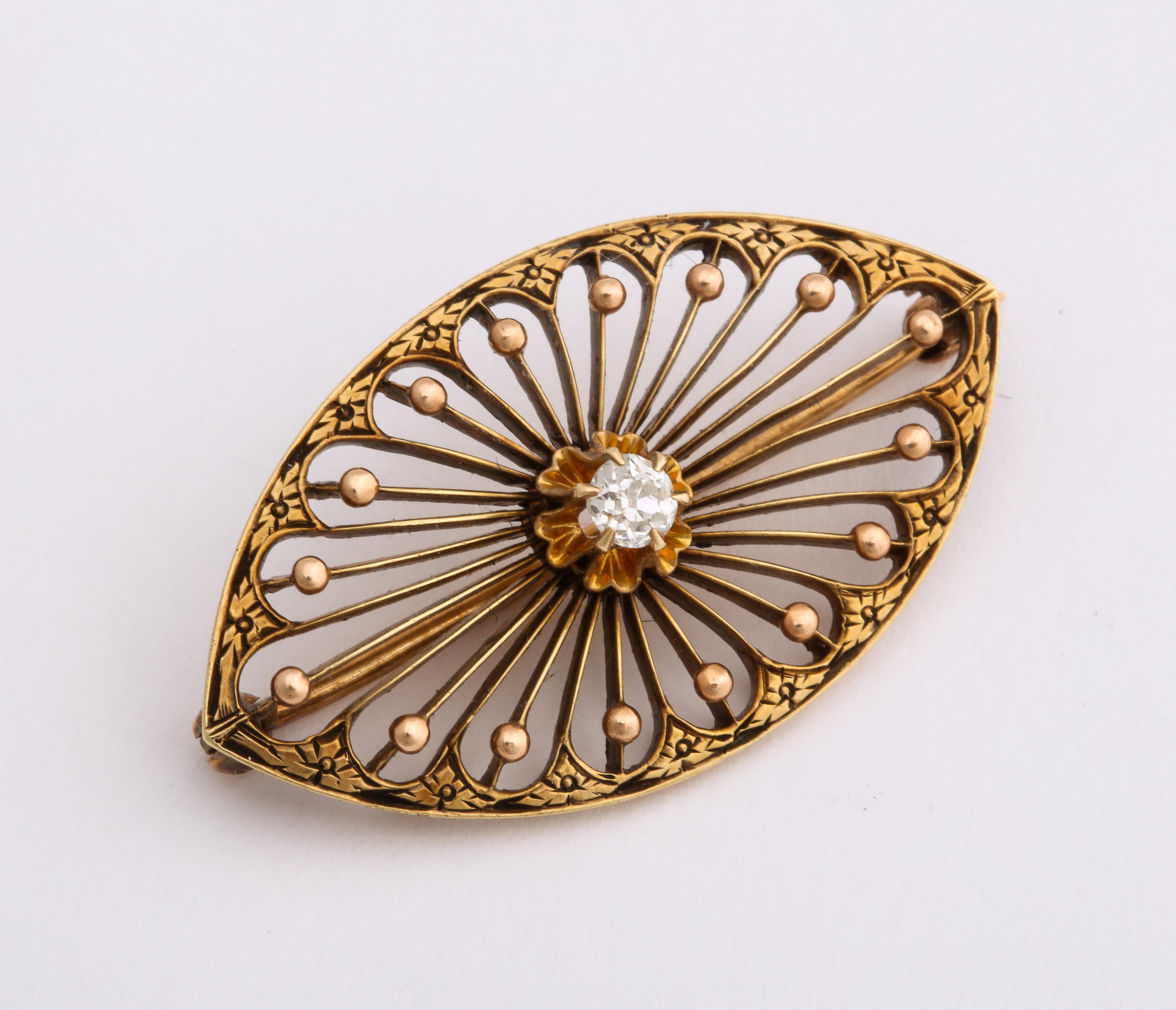 Antique Edwardian and Victorian Gold and Diamond Brooch Collection For Sale 1
