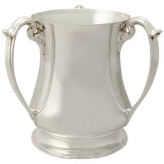 Antique Edwardian Art Nouveau Style Sterling Silver Presentation/Champagne Cup