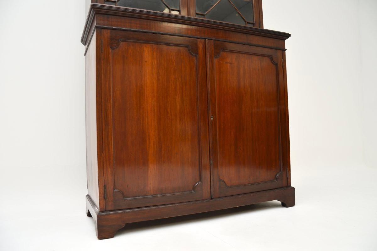 Antique Edwardian Bookcase / Display Cabinet 1