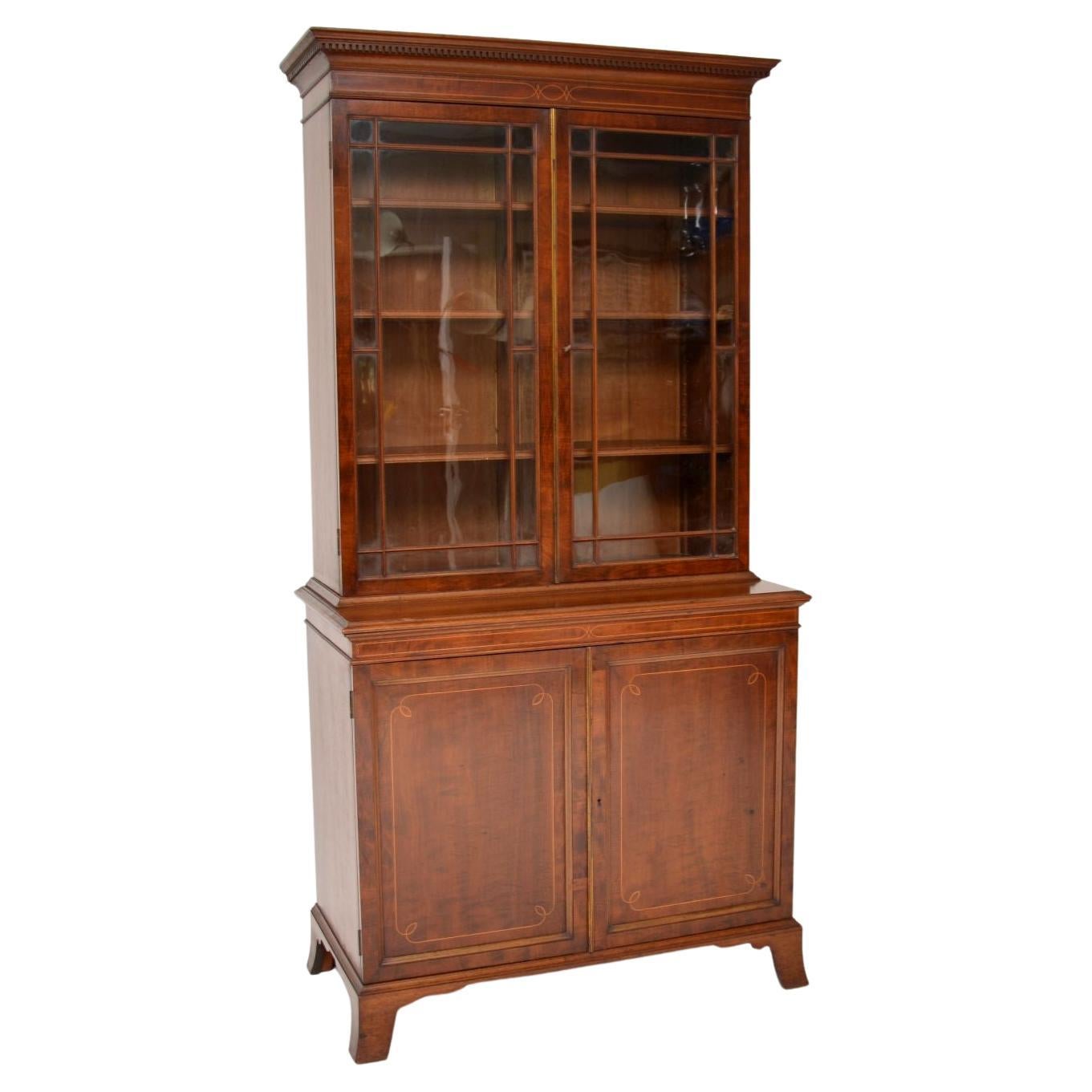 Antique Edwardian Bookcase For Sale