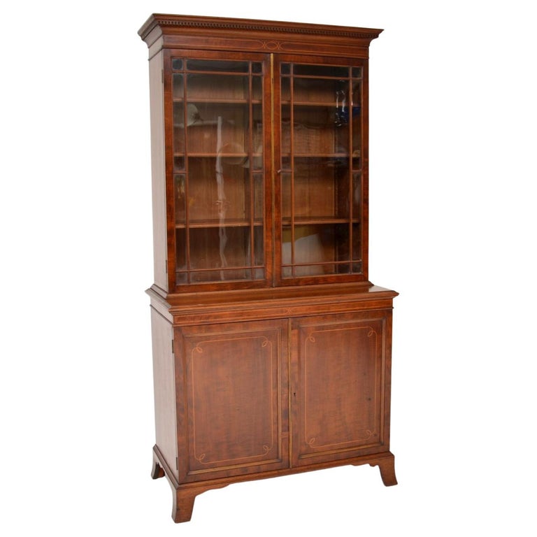 Antique Edwardian Bookcase For Sale at 1stDibs