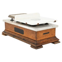 Antique Edwardian Butchers Kitchen Meat Weighing Scales. c.1900
