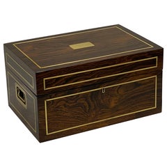 Antique Humidor en bois de rose de style campagne édouardienne Benson & Hedges