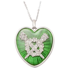 Antique Edwardian Cartier Heart Pendant