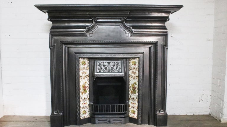 Antique Edwardian Cast Iron Fire Surround At 1stdibs
