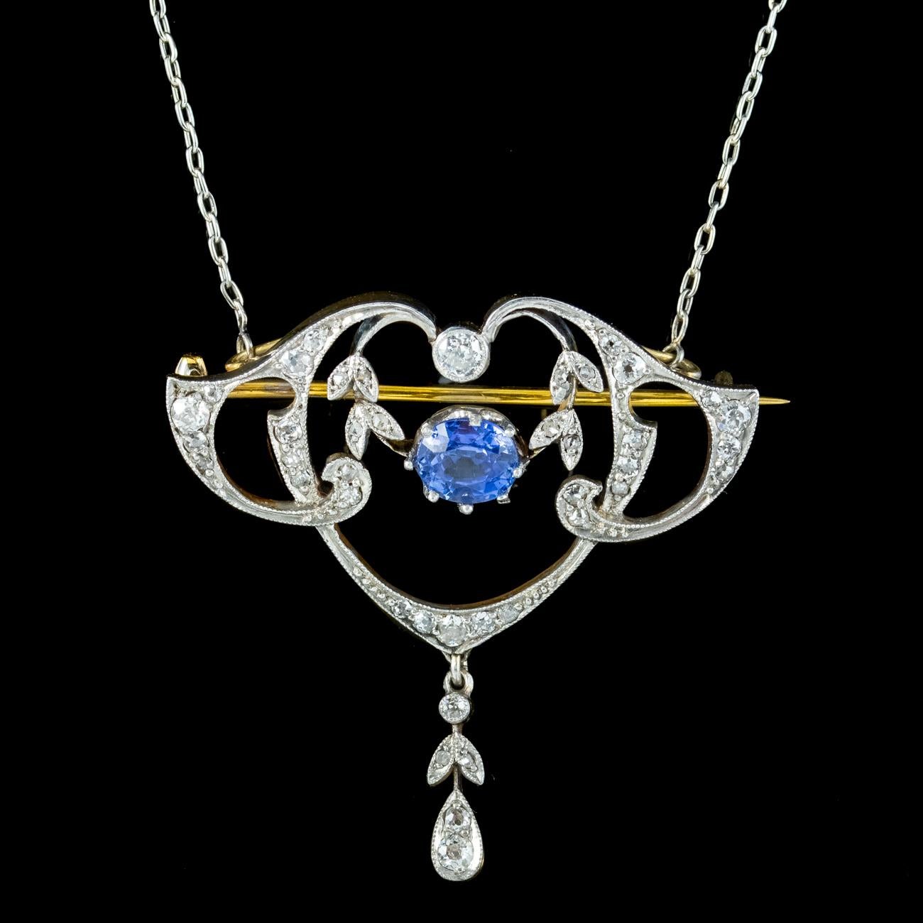 elizabeth montgomery heart necklace