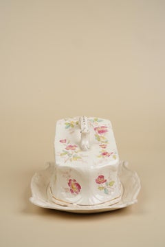 Antique Edwardian Cheese Dish with Cover
