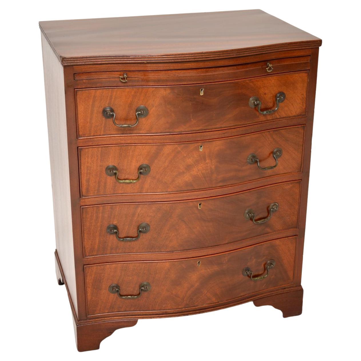 Edwardian Teakwood and Brass Mounted Ships Chest of Drawers at 1stDibs