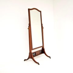 Antique Edwardian Cheval Mirror