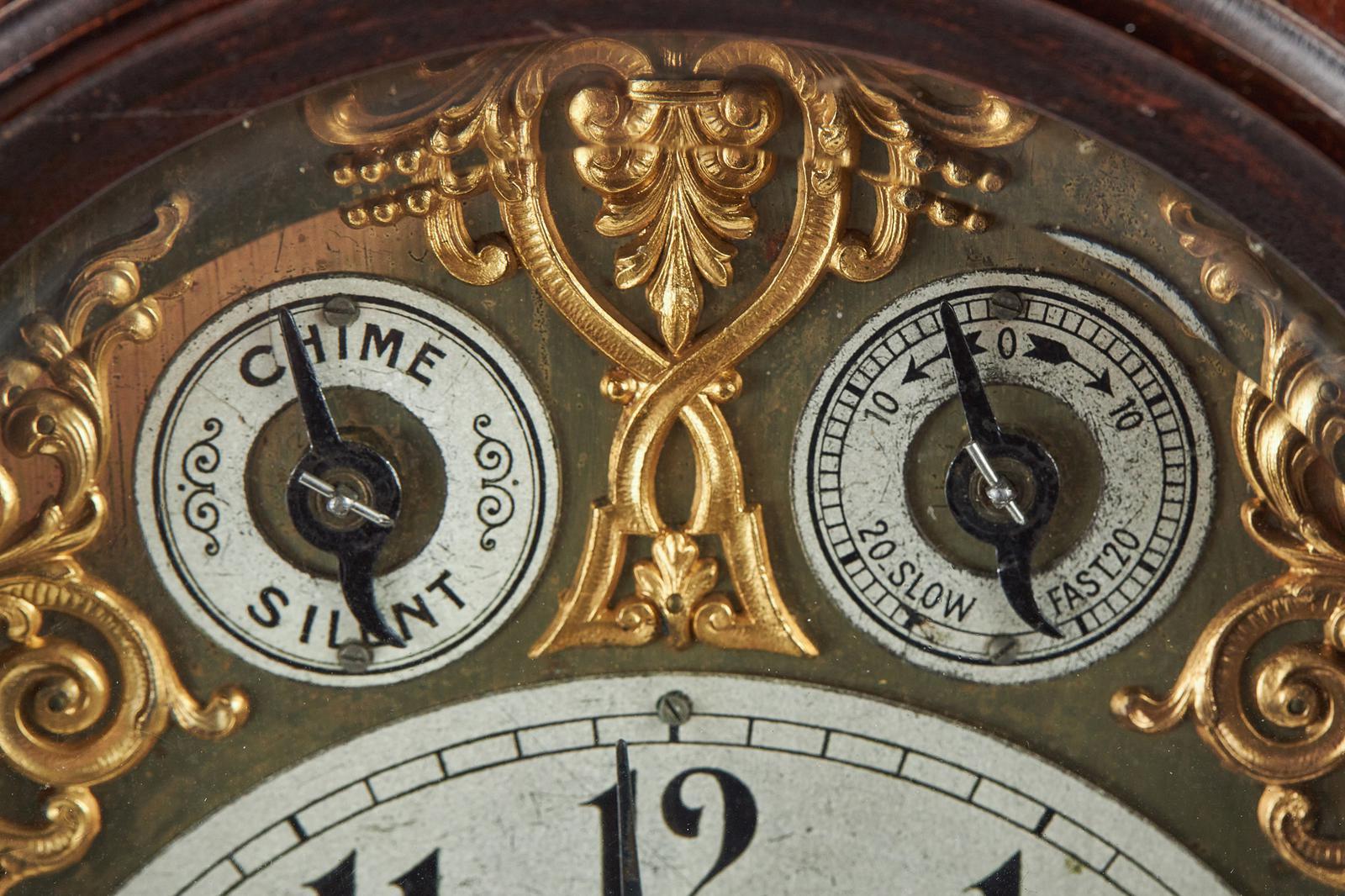 Antique Edwardian Chiming Mantel Clock In Good Condition In Ipswich, GB