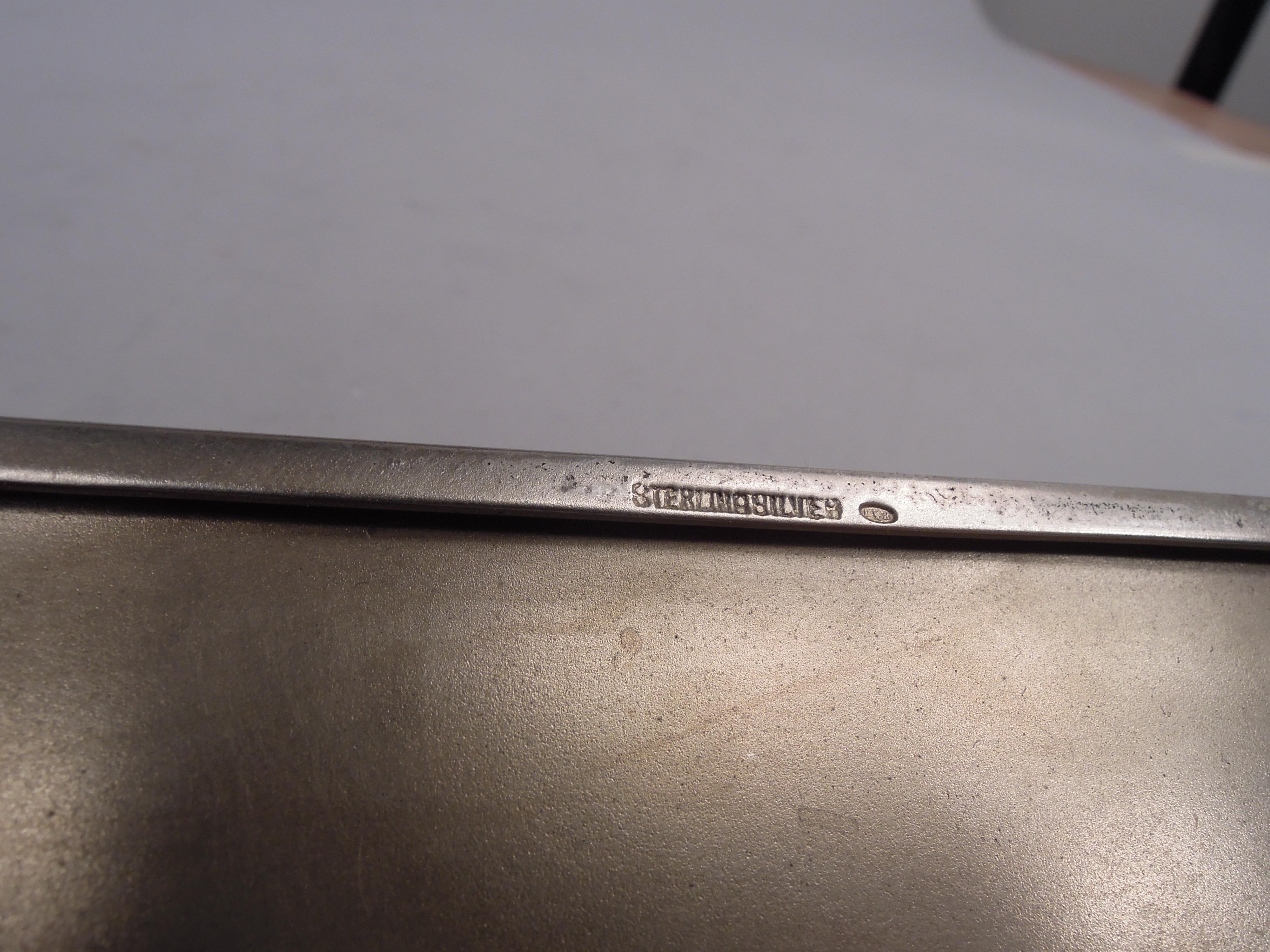 Antique Edwardian Cigarette Case with Enamel Fox Hunt For Sale 2