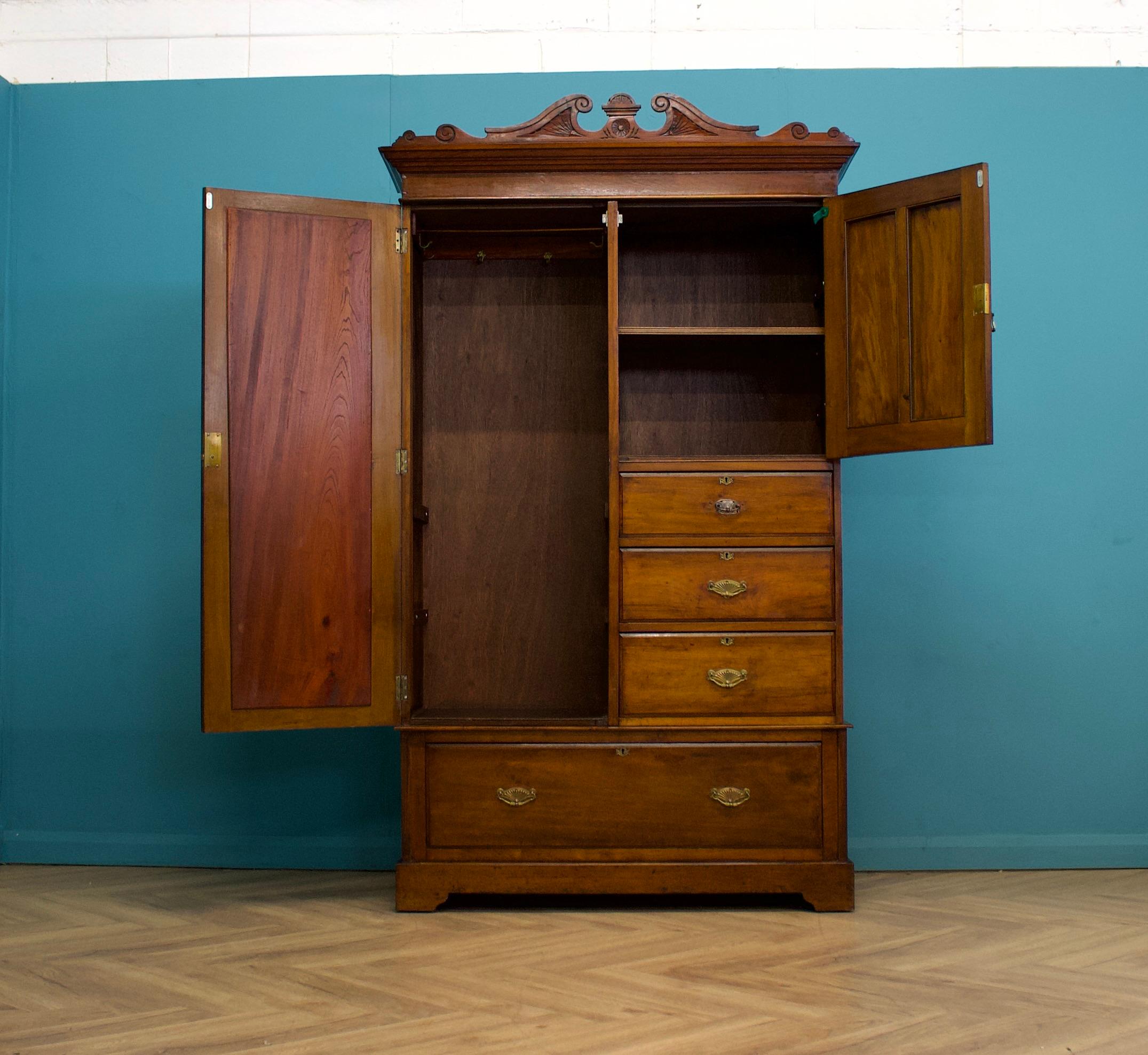 Edoardiano Antico armadio combinato edoardiano Compactum, 1900 in vendita