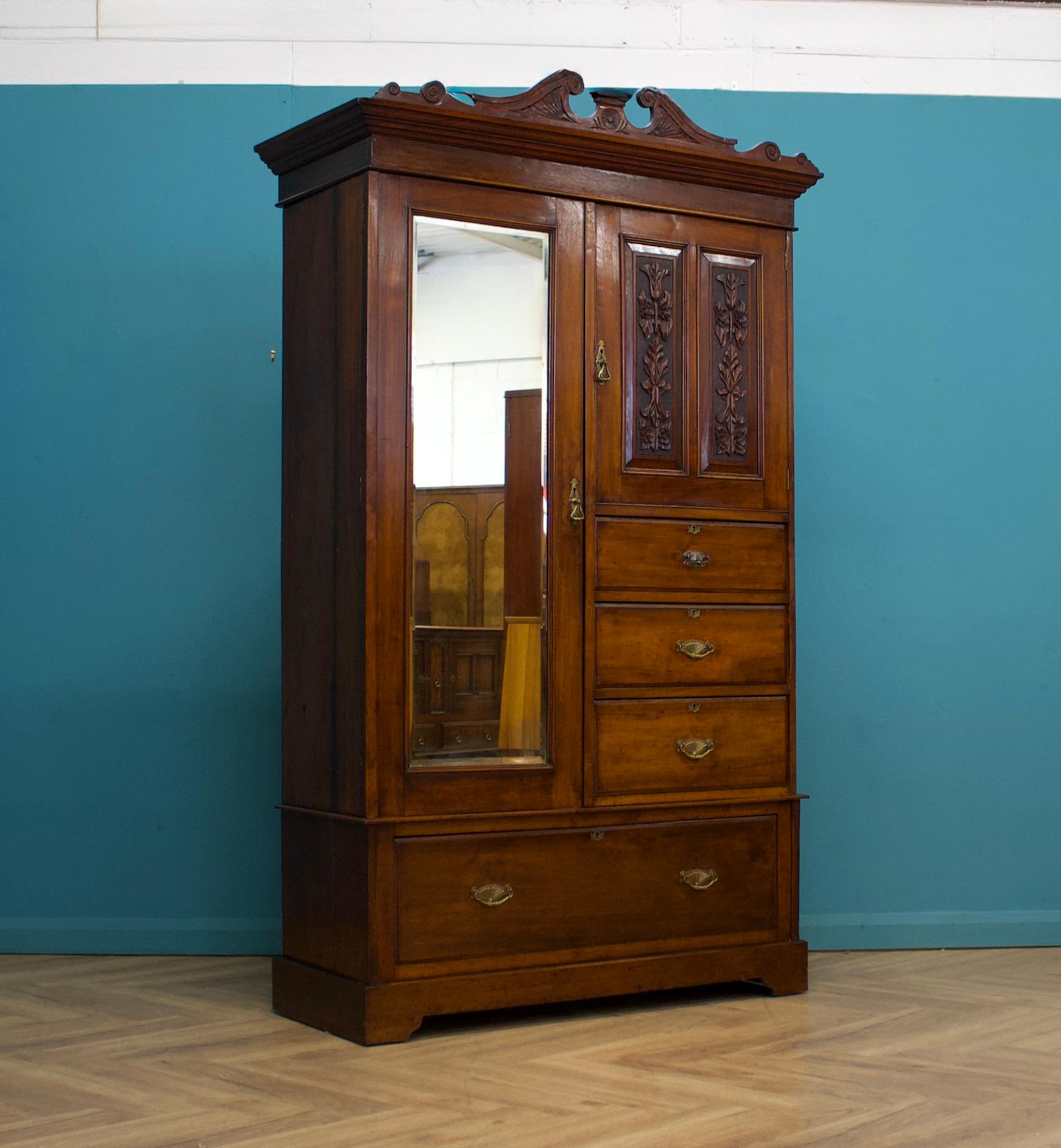 Falegnameria Antico armadio combinato edoardiano Compactum, 1900 in vendita