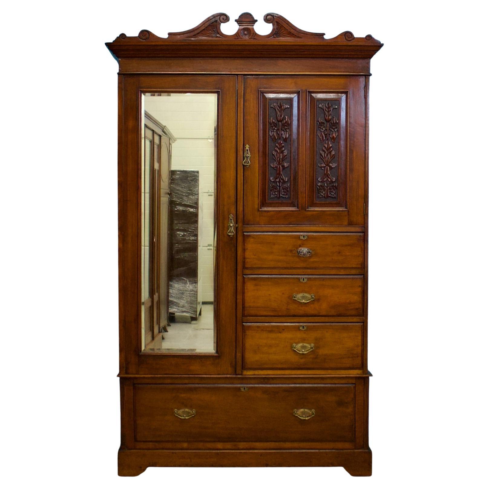 Antico armadio combinato edoardiano Compactum, 1900
