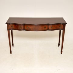 Antiker edwardianischer Konsolen-Beistelltisch