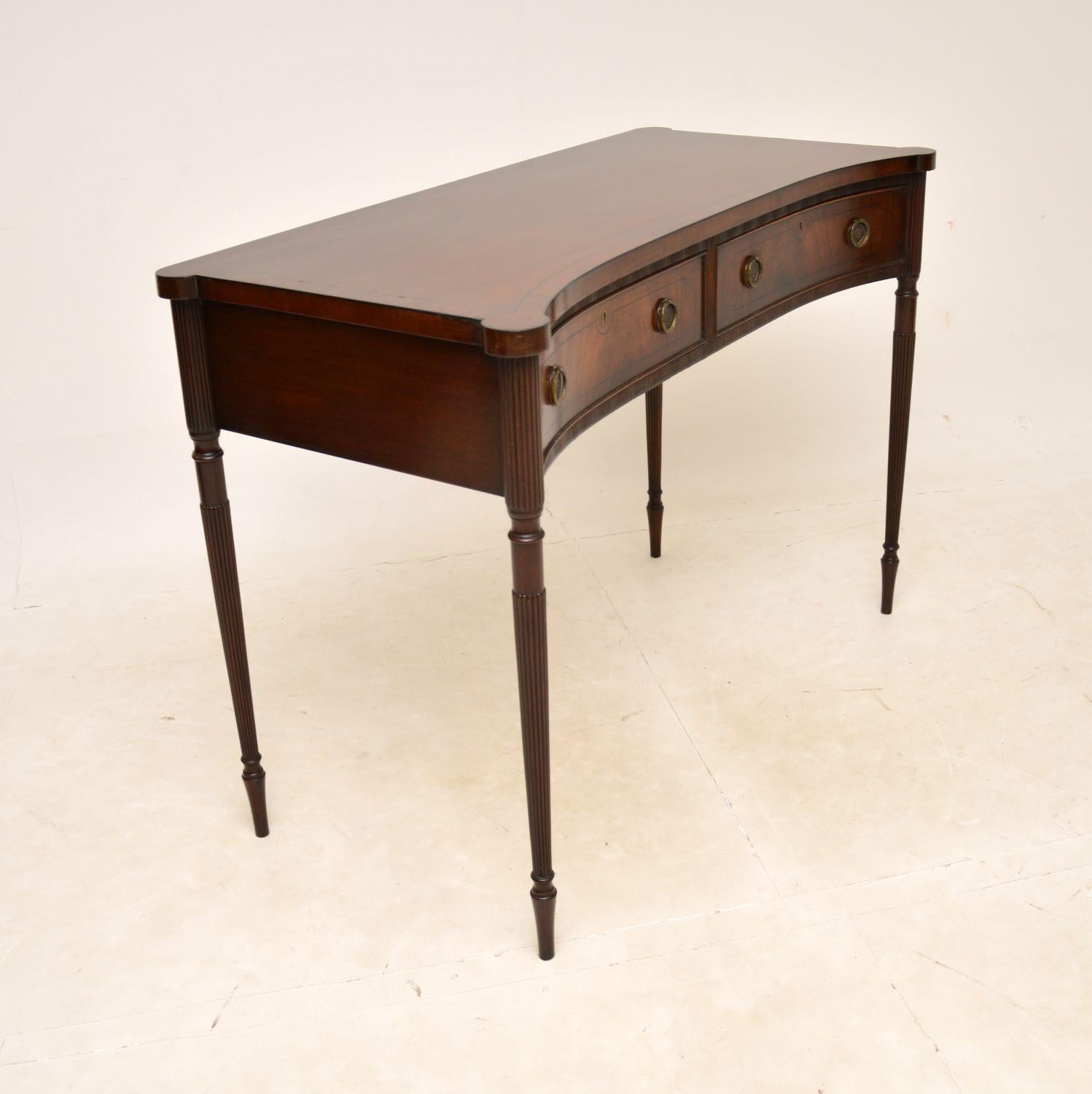 British Antique Edwardian Console Side Table