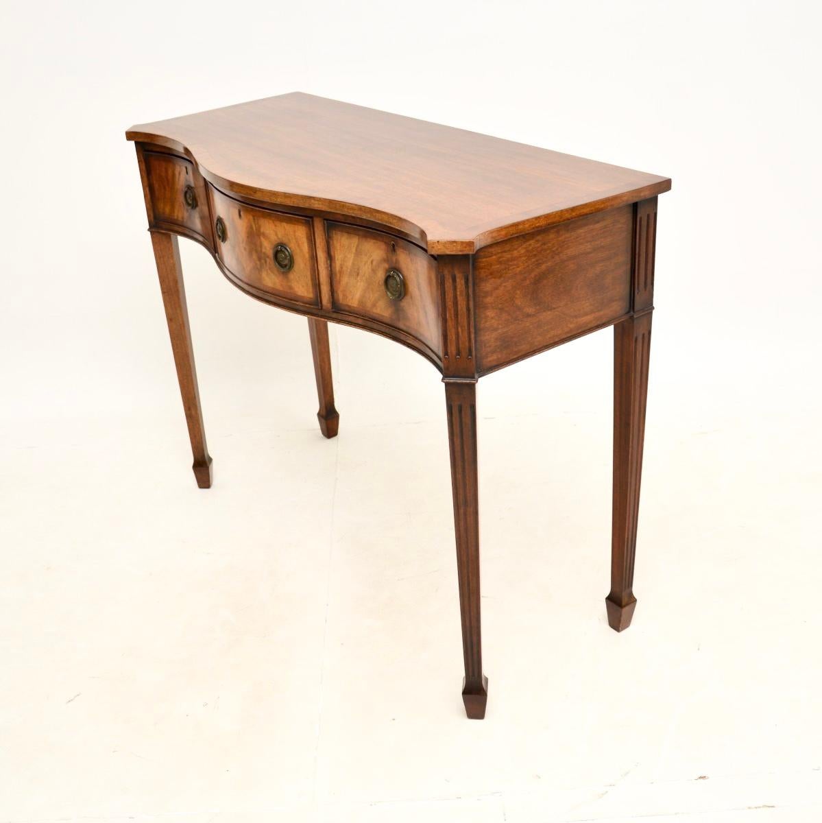 Antique Edwardian Console Side Table In Good Condition For Sale In London, GB