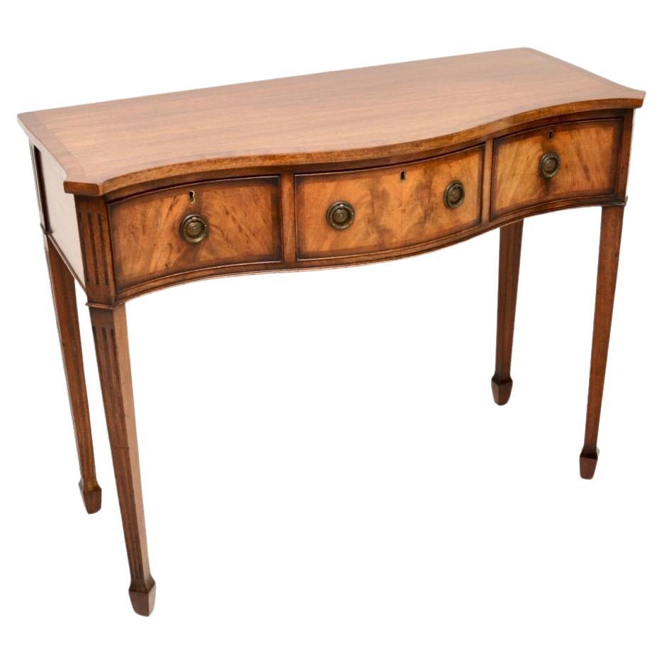 Antique Edwardian Console Side Table For Sale