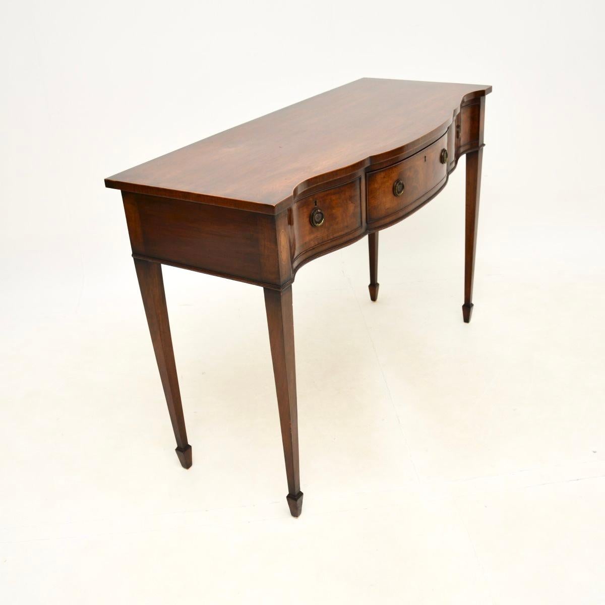 British Antique Edwardian Console Table