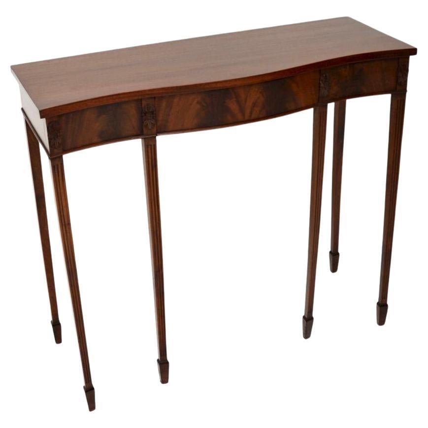Antiker edwardianischer Konsolentisch
