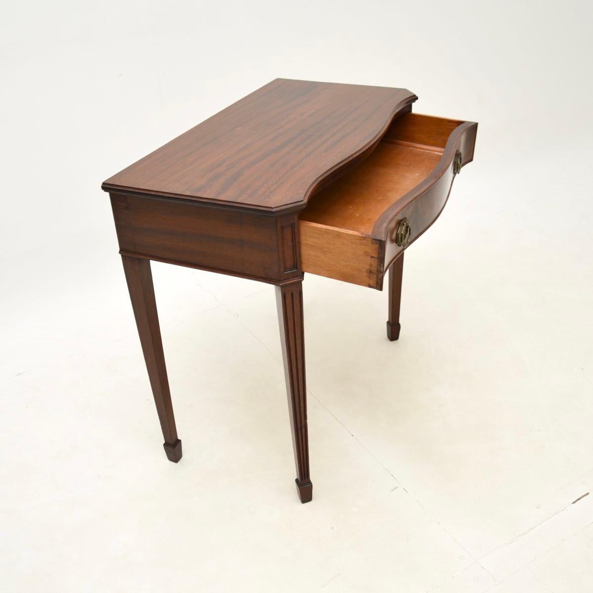 British Antique Edwardian Console / Writing Table For Sale