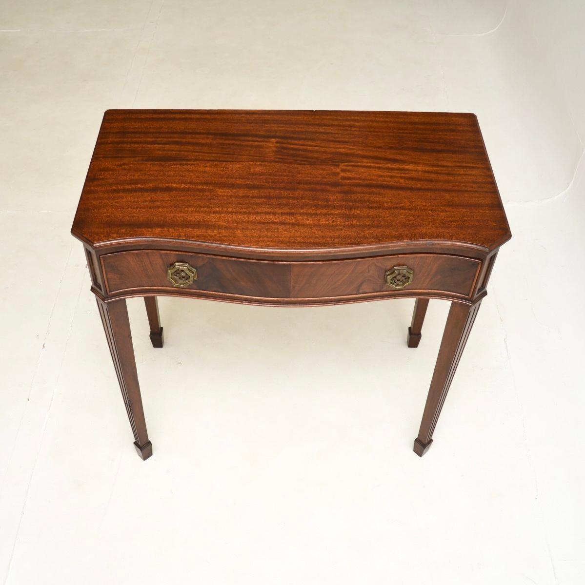 Early 20th Century Antique Edwardian Console / Writing Table For Sale